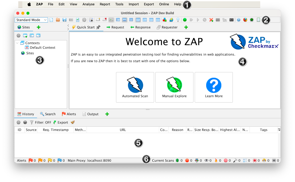 DVWA 1.9+: XSS Stored with OWASP ZAP